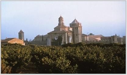 The Cistercian Abbey of Poblet, Tarragona, summer of 1979.  Photo by Ronald Davis