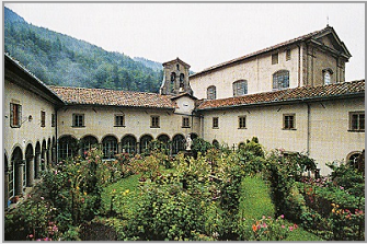 Monastery of Camaldoli, Sixteenth-Century Cloister. Photo courtesy of the Monastery.