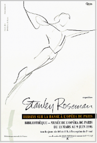 Poster to the exhibition "Stanley Roseman - Dessins sur la Danse à l'Opéra de Paris," presented by the Bibliothèque Nationale de France, 1996.