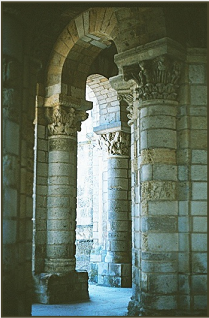 The Romanesque Tower Porch of the Abbey of Fleury, France. © Photo by Ronald Davis